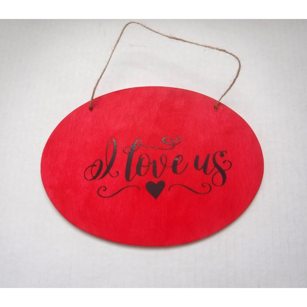 Wooden Valentine's Day Sign